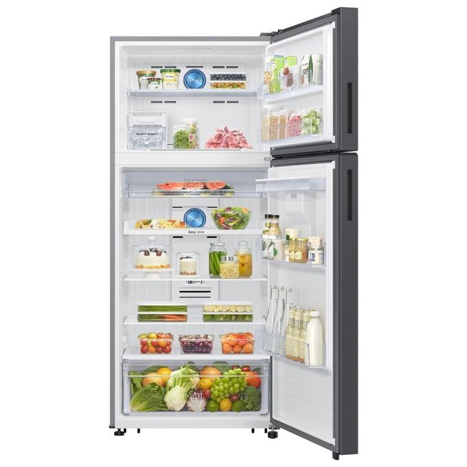 Samsung RT53DG7B14S9EF - Serie 7300 AI - Frigorifero Doppia Porta 528 L, 185,5 cm, Classe E, 37 dB, Twin Cooling Plus, No Frost, SmartThings Wi-Fi, Dispenser Acqua, Inox