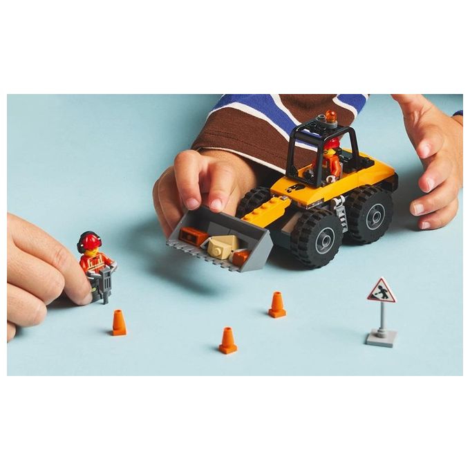 LEGO Veicolo Pala Gommata Gialla Set 60450 per Bambini Linea City Great Vehicles
