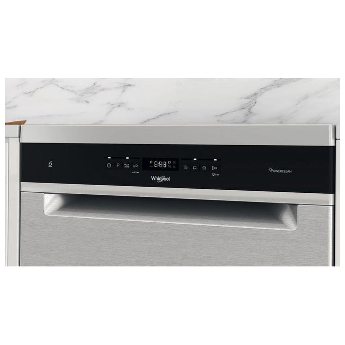Whirlpool WFO 3O41 PL X Lavastoviglie a libera installazione 14 Coperti Classe energetica C 10 Programmi 60 cm Acciaio Inox