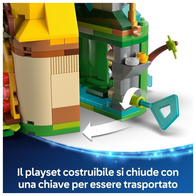LEGO Set Disney Moana Divertimento sull'Isola di Vaiana 43260 Blocchi Creativi per Bambini e Appassionati di Costruzioni