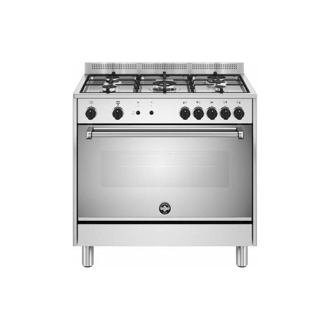La Germania AMN965GXV24 Cucina con piano a gas 5 fuochi forno a gas acciao inox
