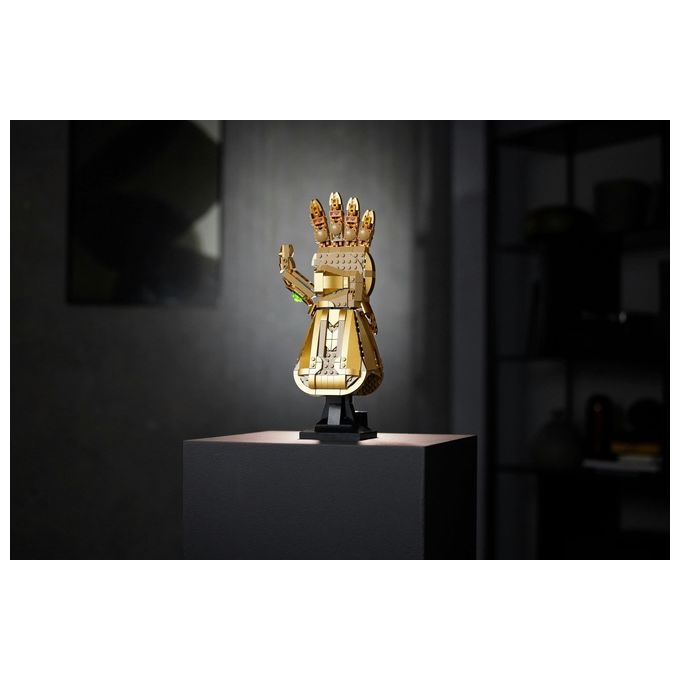 LEGO Super Heroes Marvel 76191 Guanto dell'Infinito di Thanos, Modello da Costruzione Avengers da Collezione, Set per Adulti