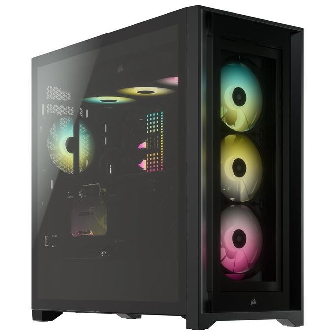 Corsair iCUE 5000X Middle Tower Vetro Temperato No-Power minITX-mATX-ATX