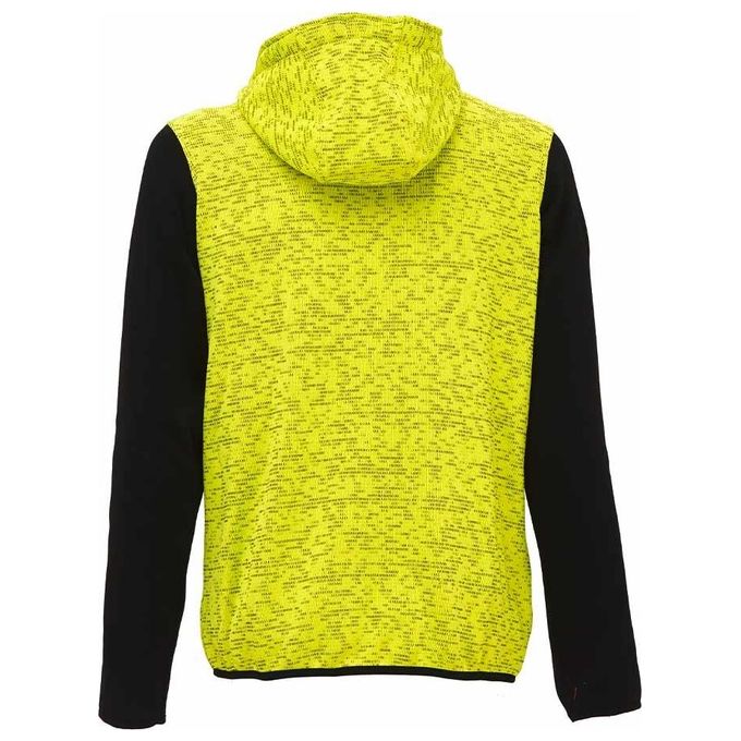 U-Power Felpa Giallo Fluo Taglia XXL Rainbow