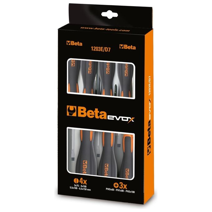 Beta Cacciaviti Easy T-Ph Sr 8 Pezzi 1203 D8