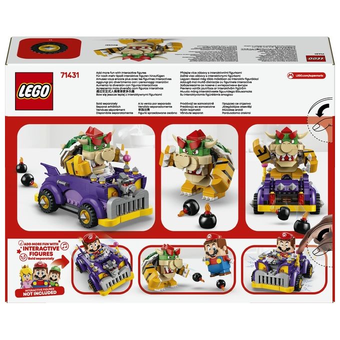 LEGO Super Mario 71431 Pack di Espansione Il Bolide di Bowser, Giochi Bambini 8+ Anni con Personaggio e Macchina Giocattolo