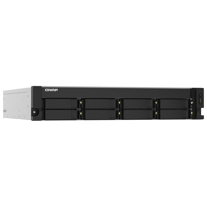 Qnap TS-832PXU-RP AL324 Collegamento Ethernet Lan Armadio 2U Nero Nas