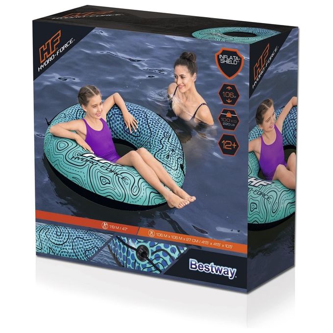 Bestway Salvagente Breeze Rider Hydro Force Verde e Nero