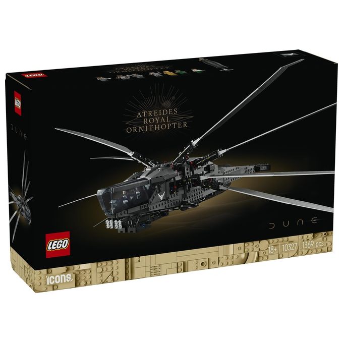 LEGO Icons 10327 Dune Atreides Ornitottero Reale, Set per Adulti da Collezione, Idea Regalo Donna, Uomo e Amanti del Cinema