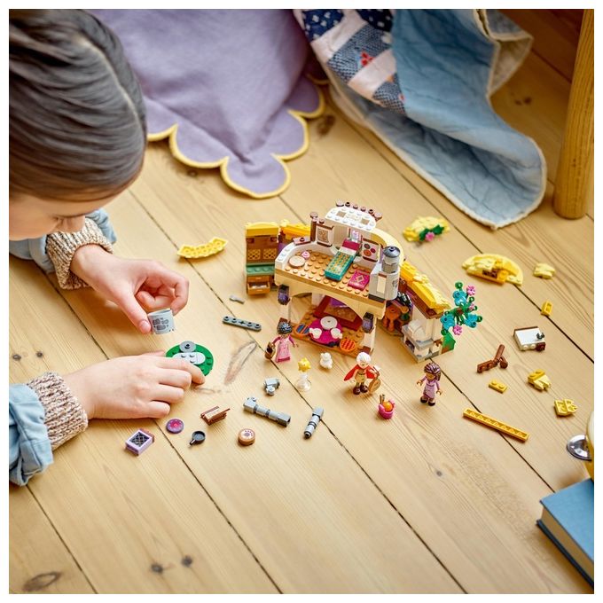 LEGO Disney Wish 43231 Il Cottage di Asha, Casa delle Bambole Giocattolo dal Film Wish, Idea Regalo per Bambine e Bambini