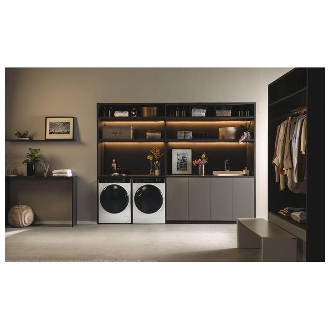 Haier HW90-B14959U1 I-Pro Series 5 Lavatrice Carica Frontale 9 Kg 1400 rpm Classe A Direct Motion Wi-Fi Vapore ABT (85x60x57 cm) colore Bianco