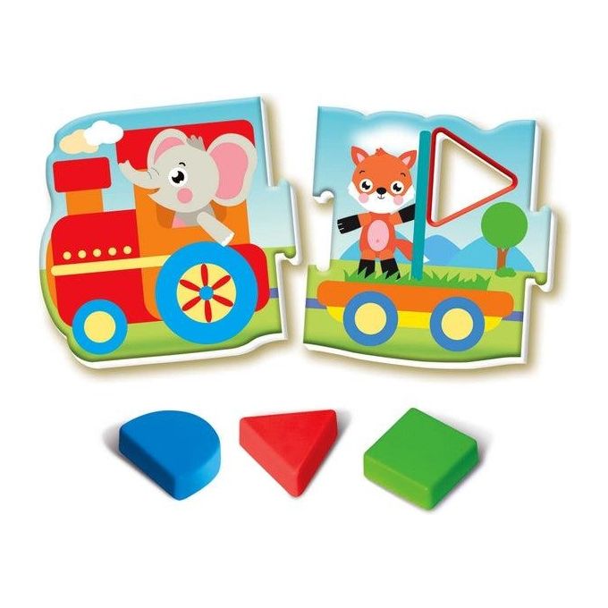 Clementoni Gioco Educativo Sapientino Baby Montessori Il Trenino delle Forme