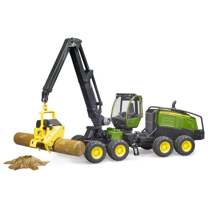 Bruder Taglia Tronchi John Deere 1270G con 1 Tronco