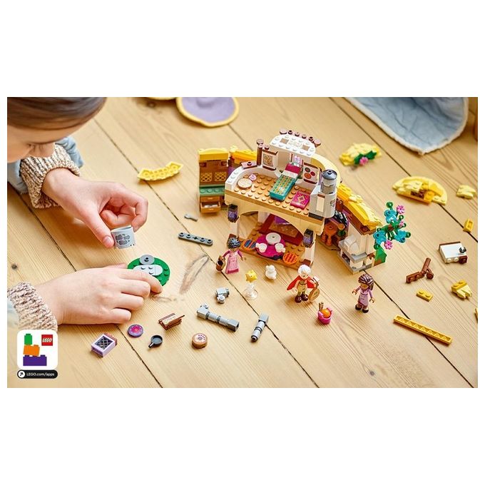 LEGO Disney Wish 43231 Il Cottage di Asha, Casa delle Bambole Giocattolo dal Film Wish, Idea Regalo per Bambine e Bambini