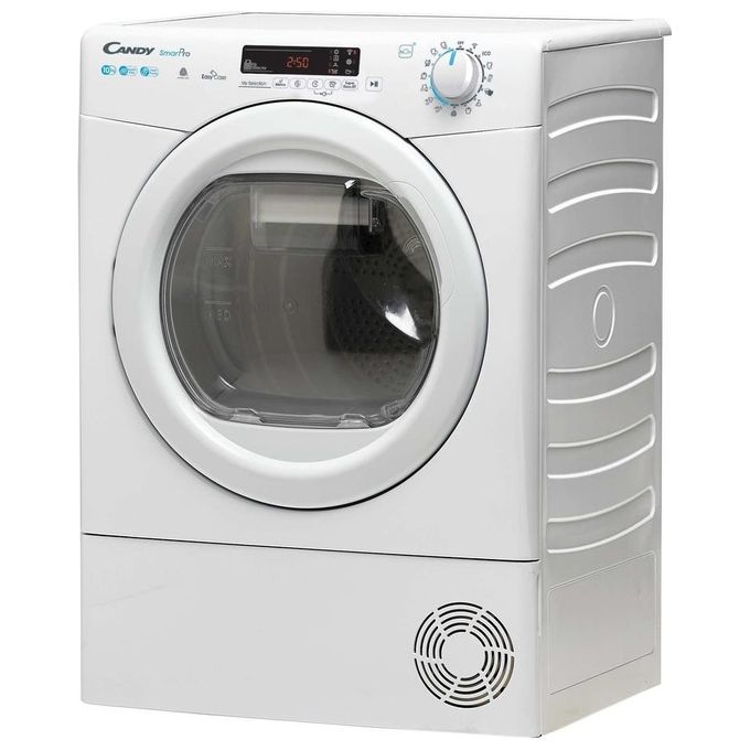 Candy Smart Pro CSOE H10A2DE-S – Asciugatrice a Pompa di Calore 10 kg, Classe A++, Cicli Rapidi e Controllo Remoto Wi-Fi, Funzione Easy Iron, (H85×L59,6×P60,7 cm), Bianco