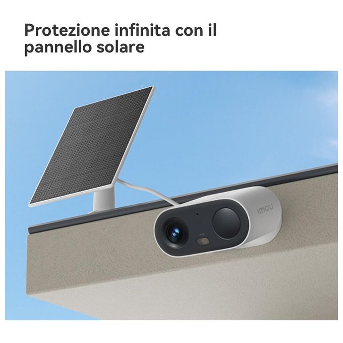 Imou Security Cameras Cell Go Full Color Kit Telecame 2k (3mp)  Pannello Solare