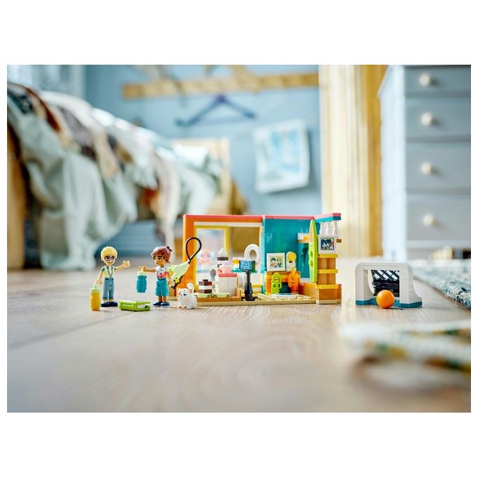 LEGO Friends 41754 La Cameretta di Leo, Set Camera da Letto a Tema Cucina e Video Making, Giochi per Bambini 6+ da Collezione