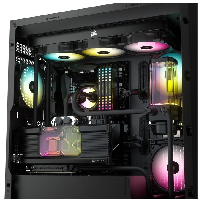 Corsair iCUE 5000X Middle Tower Vetro Temperato No-Power minITX-mATX-ATX