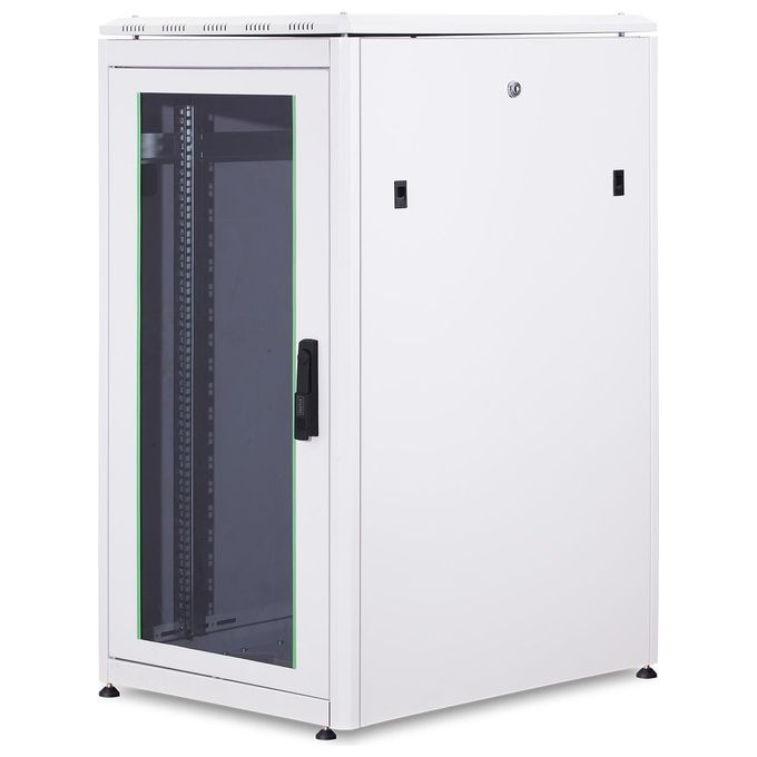 Digitus armadio 22 unita' linea professionale (a)1200 x (l)600 x (p) 800 mm. grigio chiaro ral7035