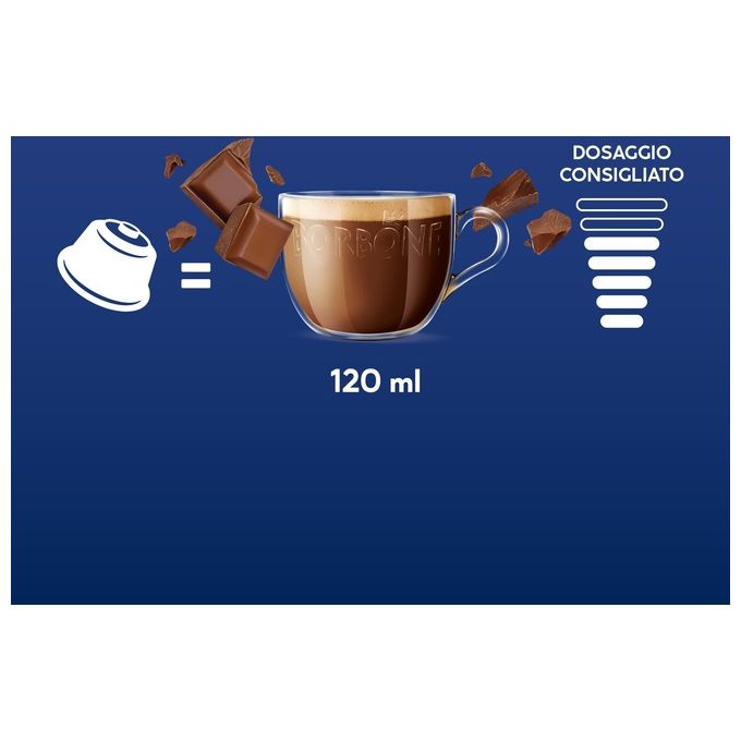 Borbone Dolce Re Cioccolato Sacchetto 16 Capsule Compatibili Dolce Gusto