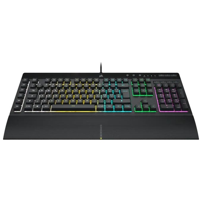 Corsair K55 Pro Tastiera Gaming a Membrana Cablata Led RGB Zone Layout IT