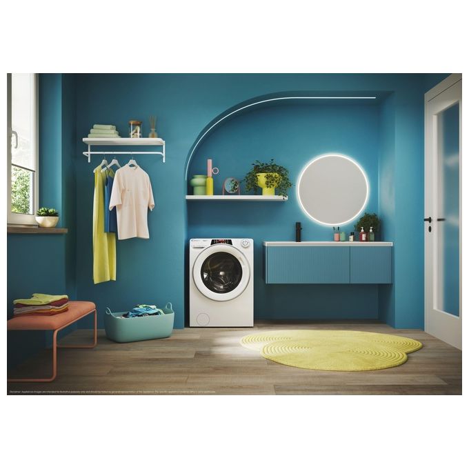 Candy RapidÓ ROW4854DWMST-1-S Lavasciuga Libera Installazione Caricamento Frontale Bianco Classe Energetica D