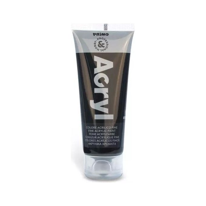 Primo Tempera Tubo Acrilico Nero 75ml