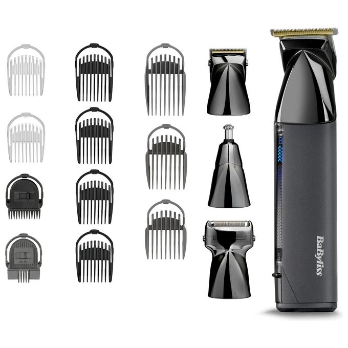 Babyliss Regolabarba Multi Trimmer Super X Metal Nero e Cromato