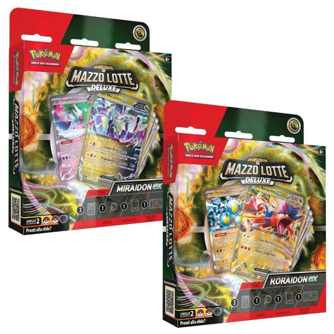 The Pokemon Company Pokemon Mazzo Lotte Deluxe Miraidon Ex E Koraidon Ex