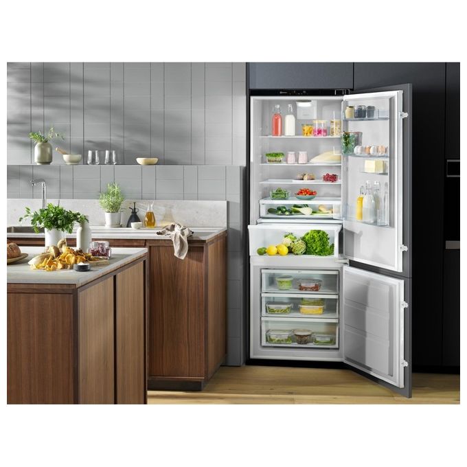Electrolux KNP7TE75S Serie 700 Frigorifero Combinato da Incasso 376 L 188 cm Classe E 35 dB TwinTech Total No Frost colore Bianco