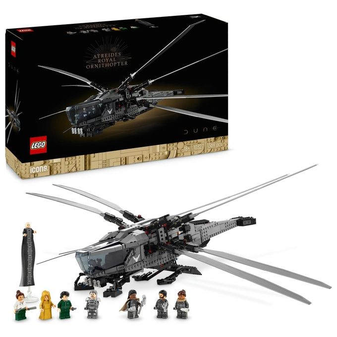 LEGO Icons 10327 Dune Atreides Ornitottero Reale, Set per Adulti da Collezione, Idea Regalo Donna, Uomo e Amanti del Cinema