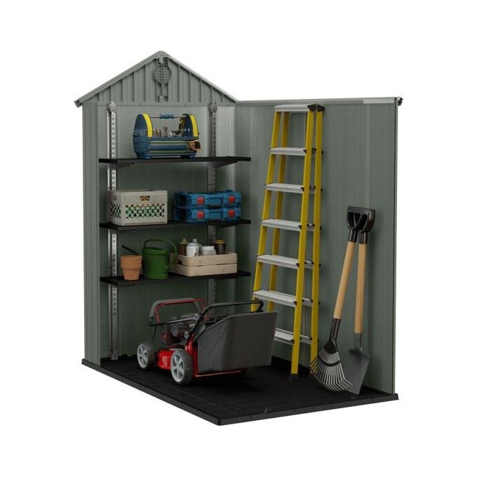 Keter Casetta da Giardino Darwin 4x6 Verde 184x126x205 cm
