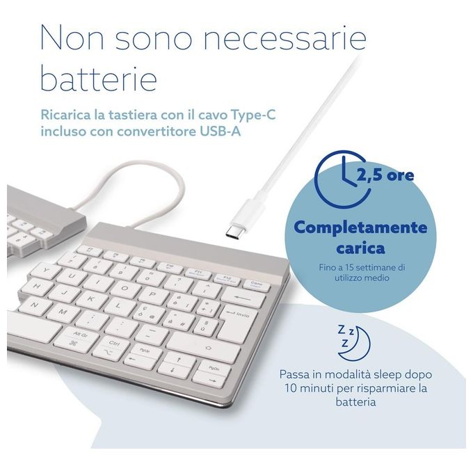 R-Go Tools Tastiera Ergonomica Split It R-Go Tools Tastiera Ergonomica Split It Bianco