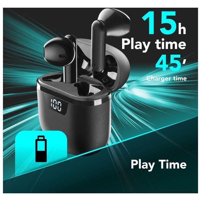 Cellular Line SEEK PRO Auricolare Bluetooth TWS Nero