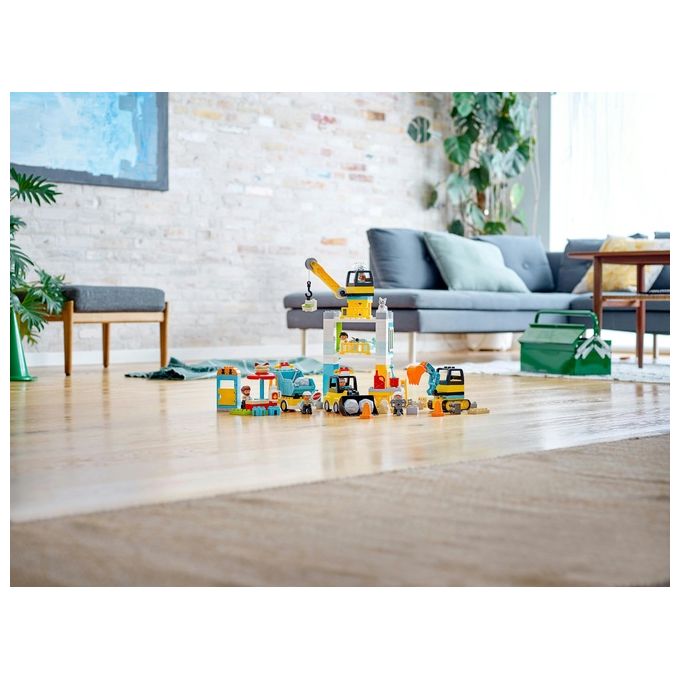 LEGO Duplo Town Cantiere Con Gru a Torre