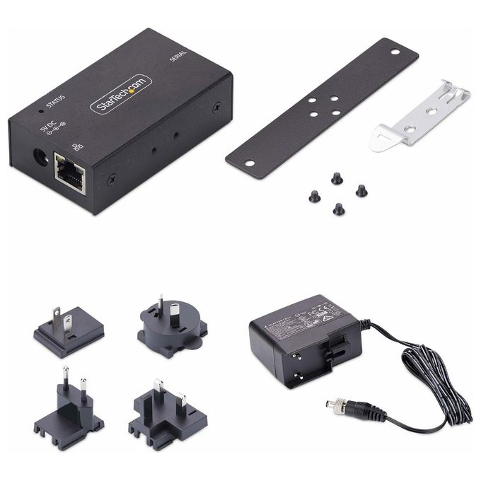 StarTech.com Adattatore da Seriale a Ethernet a 1 Porta Server di Dispositivi Seriali Ip per Dispositivi Rs232 Remoti