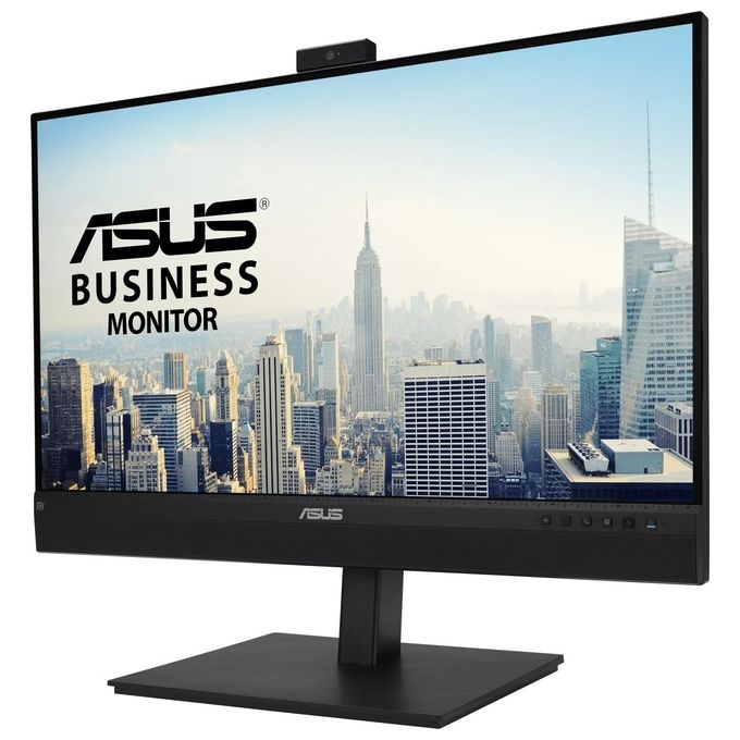 ASUS BE27ACSBK Monitor 27'', WQHD (2560x1440), IPS, Frameless, Webcam FullHD Integrata, Microfono Ai Noise Canceling, USB-C, Speaker Integrati, Design Ergonomico, Eye Care, Riduzione Luce Blu, Nero