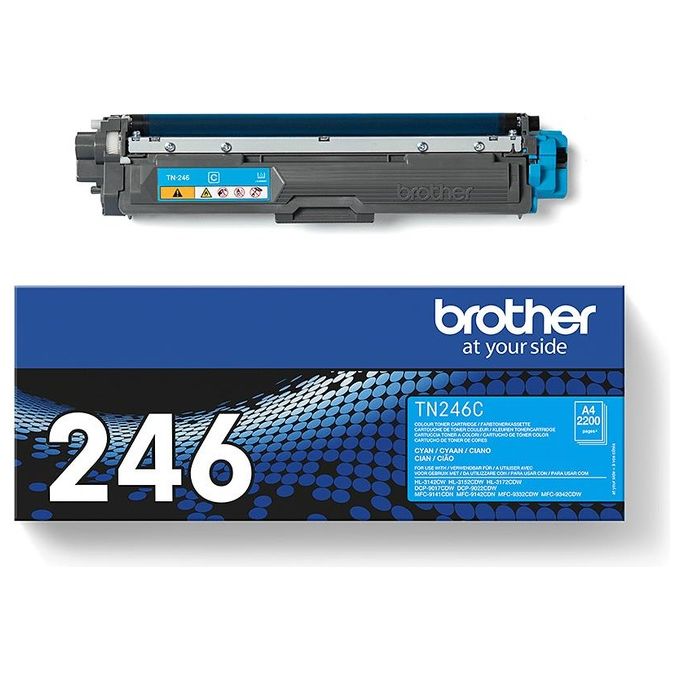 Brother TN-246 Toner Originale Ciano