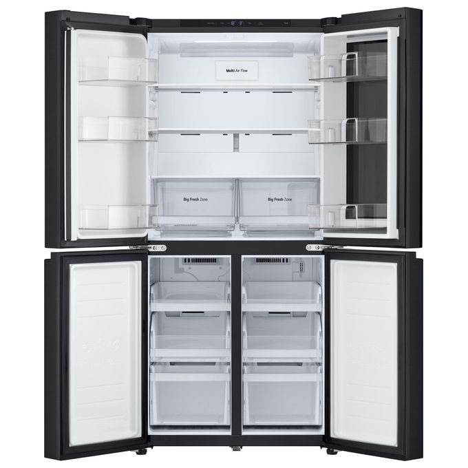 LG GMV860EPDE Frigorifero Multidoor InstaView Slim 530 Litri Classe E Wi-Fi Linear Cooling Total No Frost 835x1787x730 Matte Black