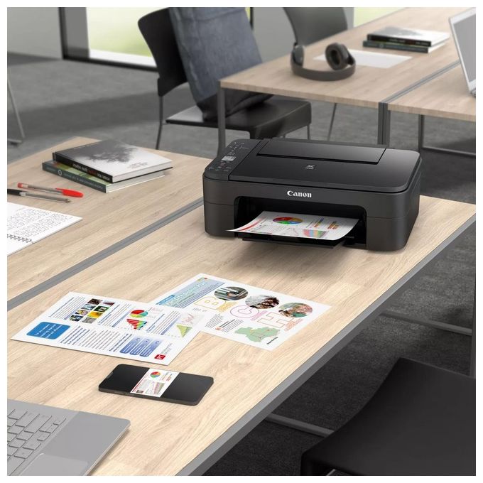 Canon Stampante Inkjet Multifunzione PIXMA TS3350 Risoluzione 600 x 1200 DPI A4 con Display LCD e Wlan di colore Bianca