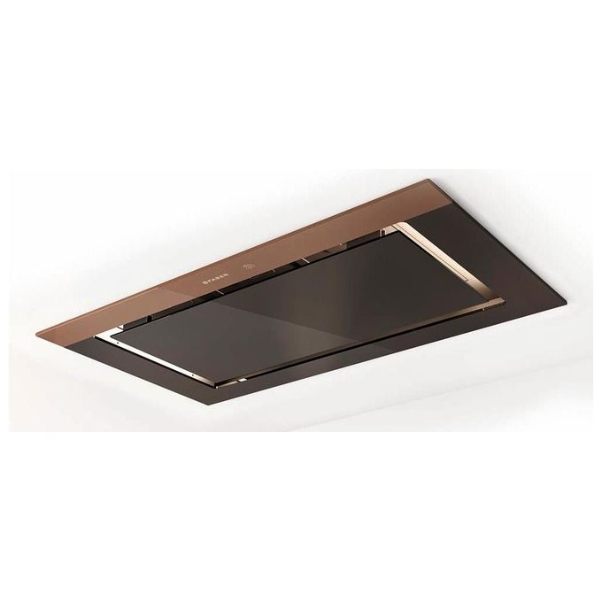 Faber 350.0615.705 C-AIR KL A90 Cappa da Incasso a Soffitto Serie C-Air 3 Velocita' Classe energetica A Potenza Assorbita 190-270 W 90 cm Nero-Marrone