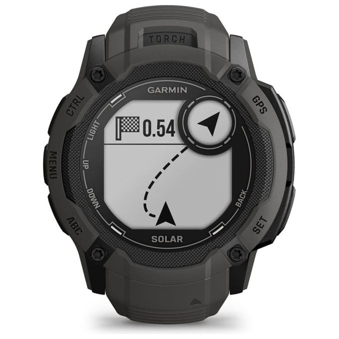 Garmin Instinct 2X Solar 50mm GPS Outdoor Sport Salute Notifiche Graphite