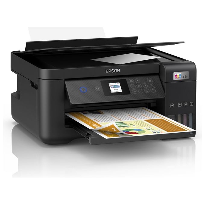 Epson EcoTank ET-2850, Stampante Multifunzione Inkjet A4, Serbatoi Ricaricabili, Wi-Fi