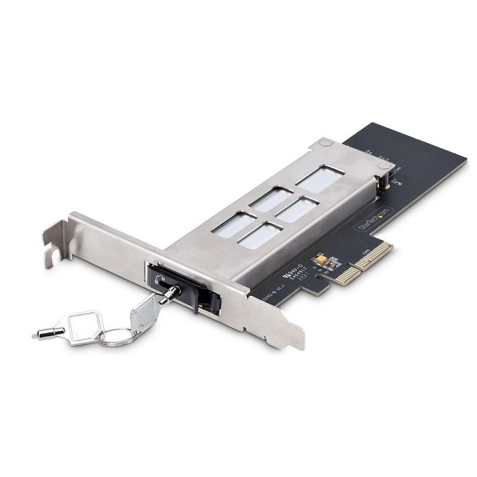 StarTech.com Rack Rimovibile per Ssd M.2 Nvme a Pcie X4 - Backplane Mobile per Slot di Espansione Pci Express