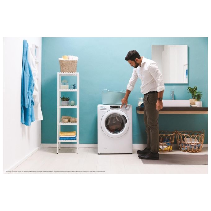 Candy Smart Pro CSO 1285TW4-1-S Lavatrice Caricamento frontale 8 kg 1200 Giri-min Classe B Bianco