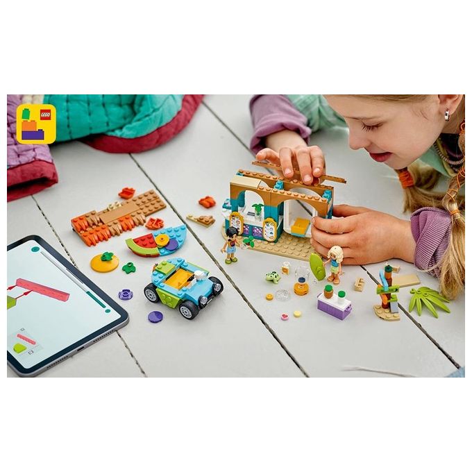 LEGO Friends Bancarella dei Frullati sulla Spiaggia Giochi Educativi per Bambine e Bambini da 6 Anni con 2 Mini Bamboline una Tartaruga un Buggy da Costruire e Cibo Giocattolo Idea Regalo 42625