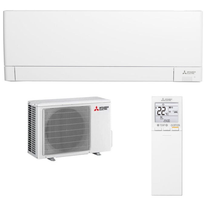 Mitsubishi KIT_ MSZ-AY35VGKP Climatizzatore Mono Split 12000 BTU Classe A+++-A++ R32 Bianco
