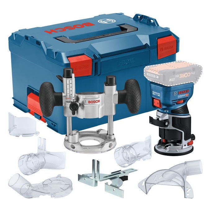 Bosch 0 601 6C2 003 GKF 18V-8 Rifilatore 18 V 10000 30000 rpm Attacco 6 6.35 8 mm colore Nero Blu