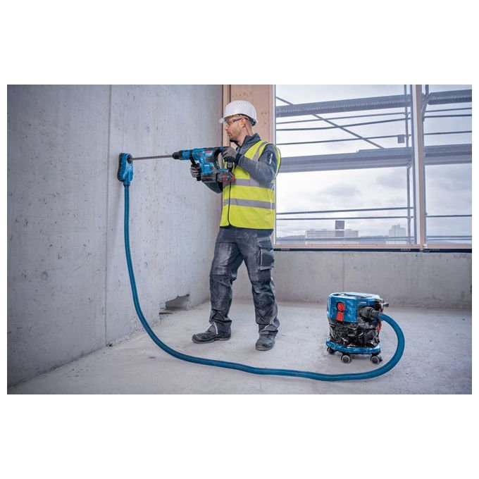 Bosch 0 601 9K2 000 GAS 18V-12 MC Professional Aspirapolvere A cilindro Secco e bagnato Combi 12 L 18 V Filtro S-class colore Blu