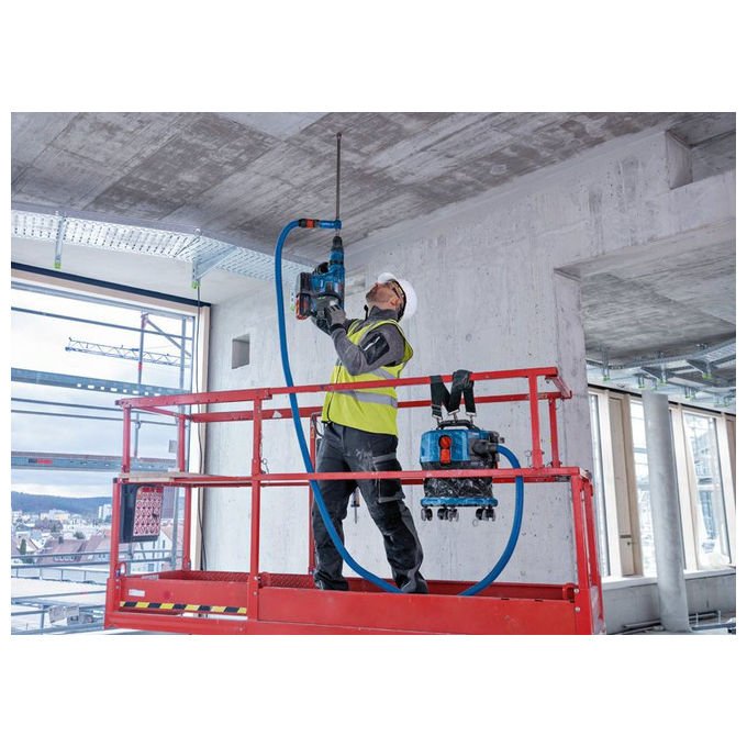 Bosch 0 601 9K2 000 GAS 18V-12 MC Professional Aspirapolvere A cilindro Secco e bagnato Combi 12 L 18 V Filtro S-class colore Blu